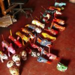 Masques et statues sculptés en bois - Tienda Esquipulas