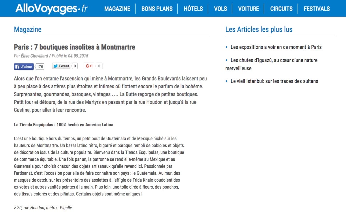 Insolite : Esquipulas, le Mexique à Montmartre - Tienda Esquipulas