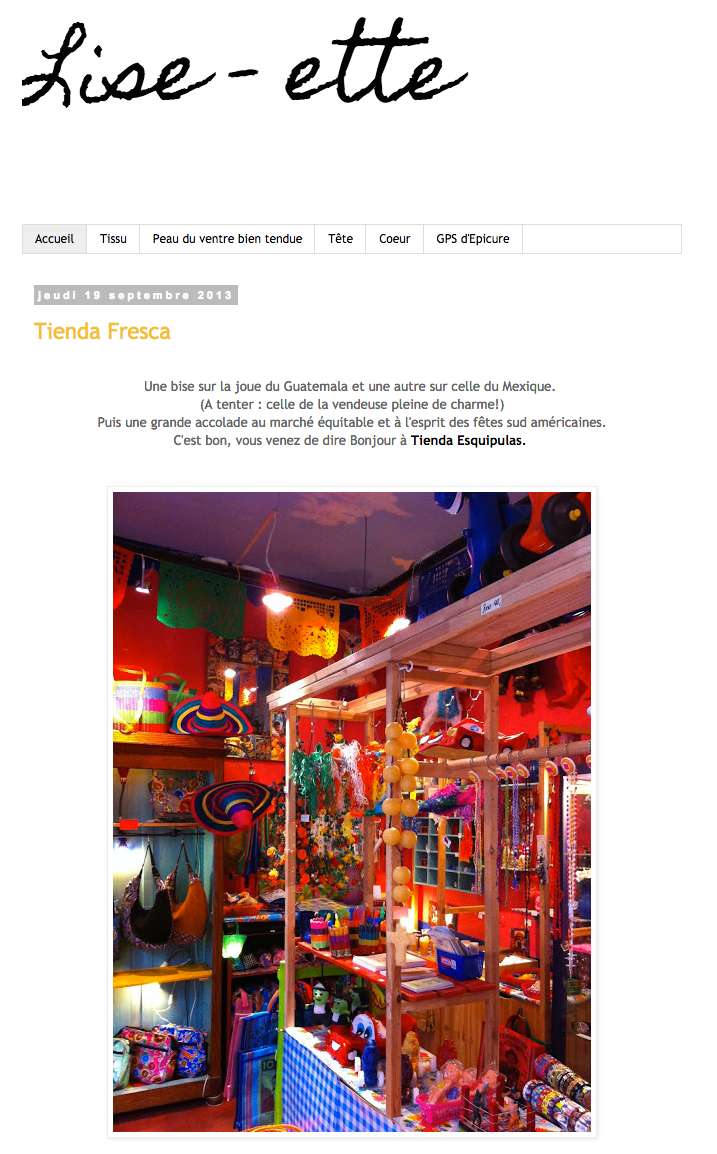 Tienda Fresca ! Tienda Fresca ! - Tienda Esquipulas