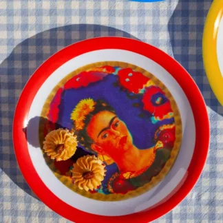 Assiette Frida rouge () - Tienda Esquipulas