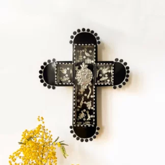 Cross set with milagros () - Tienda Esquipulas