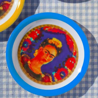Assiette Frida bleue - Tienda Esquipulas