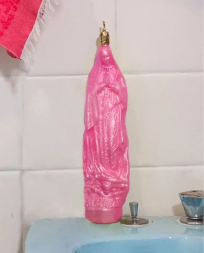 Vierge Bouteille g rose () - Tienda Esquipulas