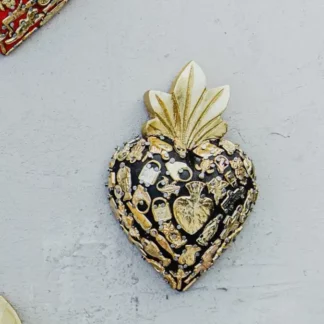 Coeur serti noir () - Tienda Esquipulas