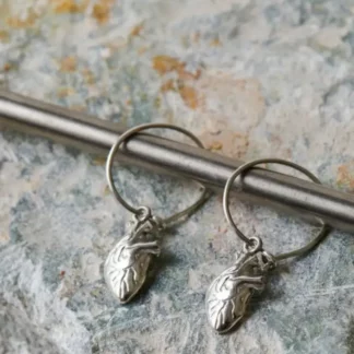 B O argent coeur anatomique petit () - Tienda Esquipulas