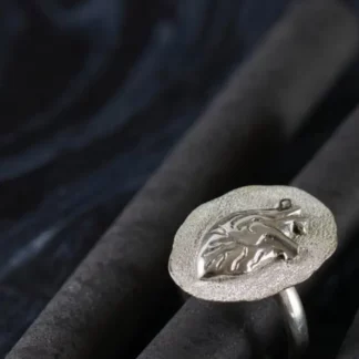 Bague argent médaille coeur anatomique () - Tienda Esquipulas