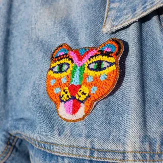 Broche jaguar orange () - Tienda Esquipulas