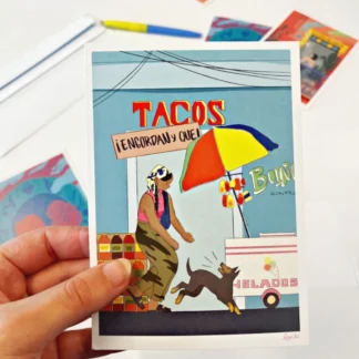 Carte postale tacos () - Tienda Esquipulas