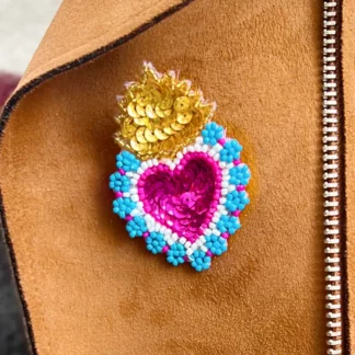 Broche ex-voto bleu ciel - Tienda Esquipulas