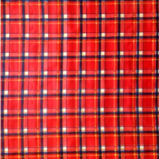 Toile cirée mexicaine écossais rouge () - Tienda Esquipulas