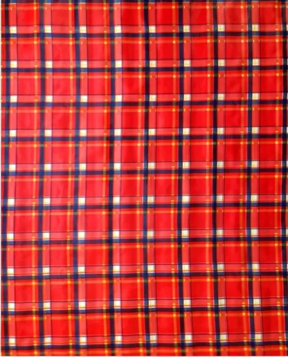 Red Scottish mexican oilcloth () - Tienda Esquipulas