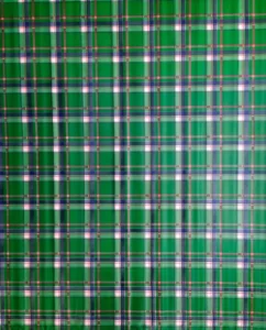 Toile cirée mexicaine écossais vert () - Tienda Esquipulas