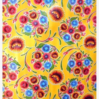 Toile cirée mexicaine Dulce flor jaune - Tienda Esquipulas