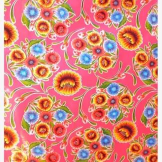 Mexican oilcloth Dulce flor pink - Tienda Esquipulas