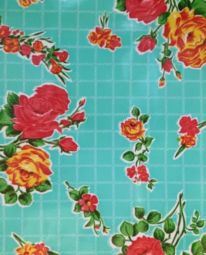 Rosedal mint mexican oilcloth - Tienda Esquipulas