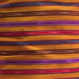 Tissu rayé jaune - Tienda Esquipulas