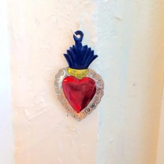 Mini coeur flamme bleue () - Tienda Esquipulas