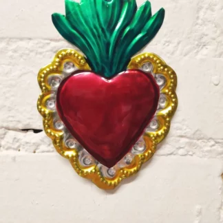 Sacred heart green flame - Tienda Esquipulas