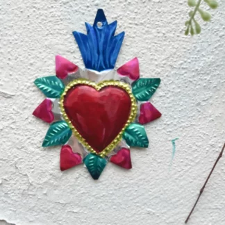 Coeur ex-voto feuilles () - Tienda Esquipulas