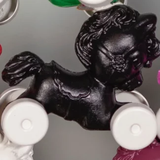 Poney à roulettes noir () - Tienda Esquipulas
