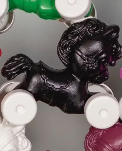 Poney à roulettes noir () - Tienda Esquipulas