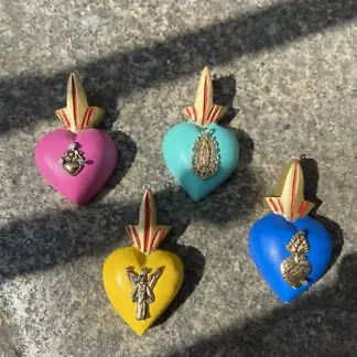 Mini coeur milagros () - Tienda Esquipulas