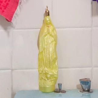 Yellow Virgin Bottle - Tienda Esquipulas