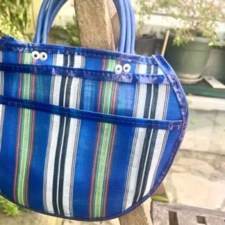 Small blue mercado shopping bag - Tienda Esquipulas