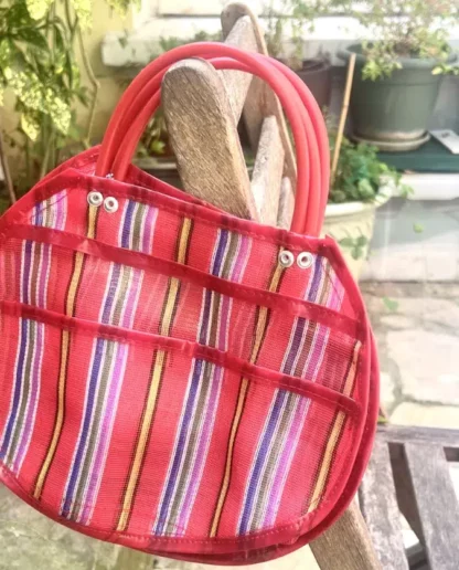 Small red mercado shopping bag - Tienda Esquipulas