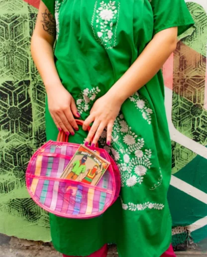 Small pink mercado bag - Image 2