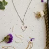 Heart cross necklace () - Tienda Esquipulas