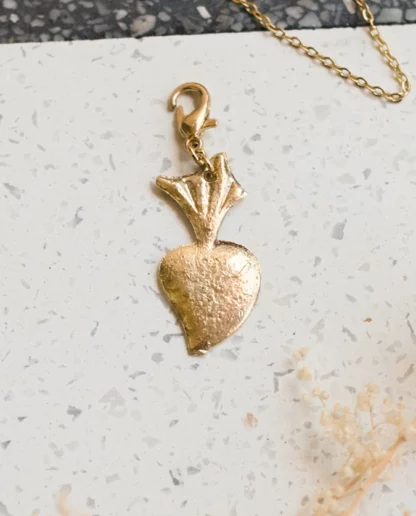 Charm milagrito heart