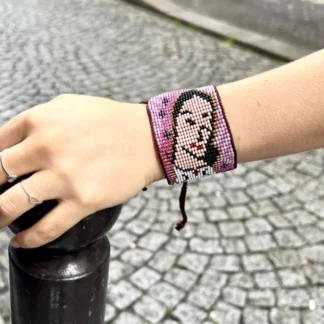 Pink virgin bracelet - Tienda Esquipulas