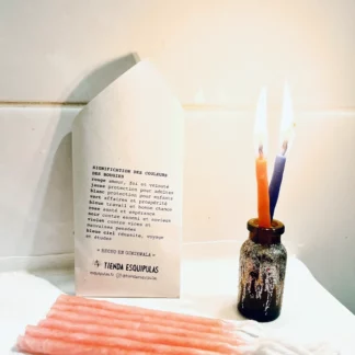 Bougie attire l'amour (Bougie artisanale) - Tienda Esquipulas