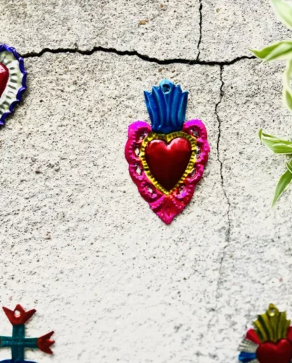 Mini coeur baroque (Coeur ex voto) - Tienda Esquipulas