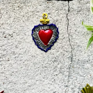 Mini coeur croix (Coeur ex voto) - Tienda Esquipulas