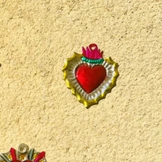 Mini coeur coronita (Coeur ex voto) - Tienda Esquipulas