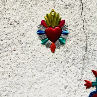 Mini coeur ex voto plumes (Coeur ex voto) - Tienda Esquipulas