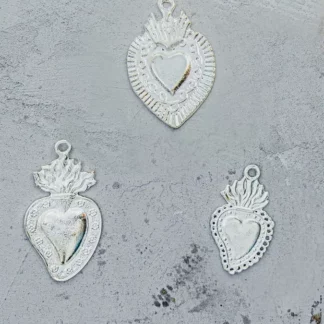 Trio milagros mexicains (Coeur ex voto) - Tienda Esquipulas
