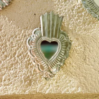 Miroir coeur sacré (Coeur ex voto miroir) - Tienda Esquipulas