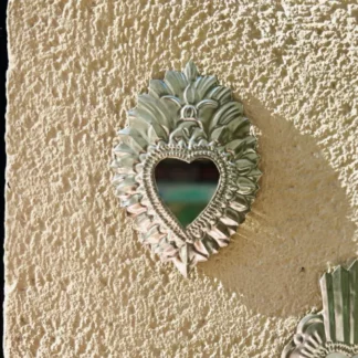 Miroir coeur sacré (Coeur ex voto miroir) - Tienda Esquipulas