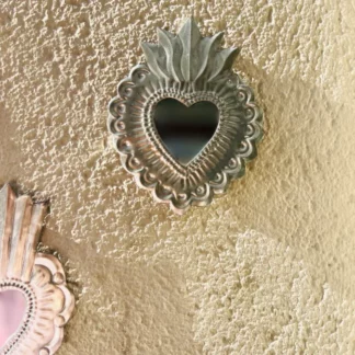 Miroir coeur sacré (Coeur ex voto miroir) - Tienda Esquipulas