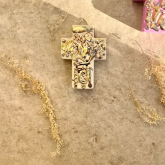 Croix baby ivoire (Ex voto croix) - Tienda Esquipulas