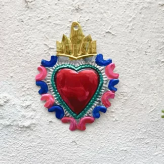 Coeur bord couronne (Coeur ex voto) - Tienda Esquipulas