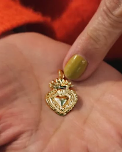 Ex-voto heart pendant