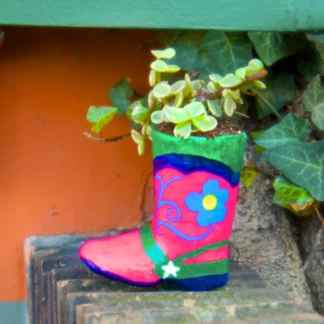 Botte rose papier mâché (Botte rose papier mache) - Tienda Esquipulas