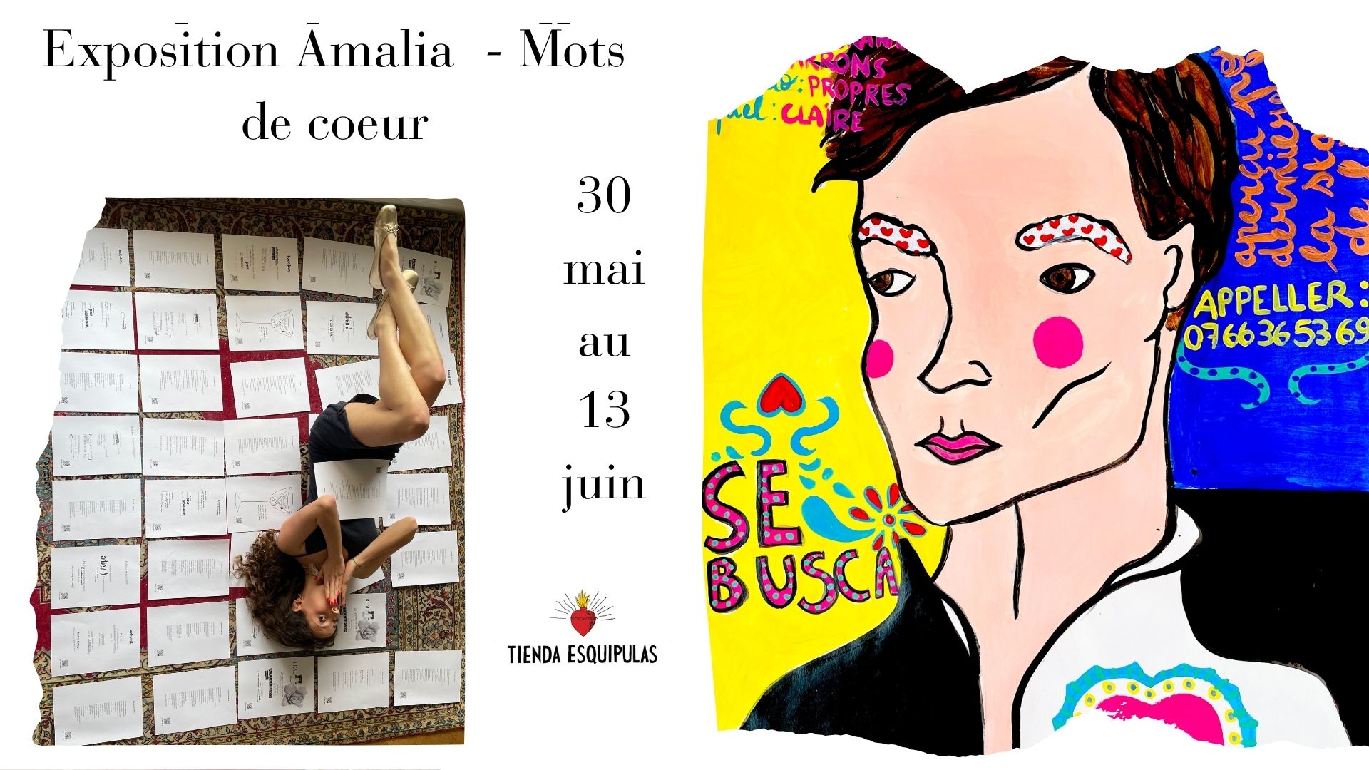 Exposition Amalia - Mots de coeur (Ateliers ( )) - Tienda Esquipulas