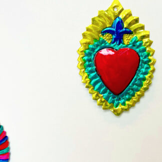 Sacred heart red lily (Coeur ex voto scaled) - Tienda Esquipulas