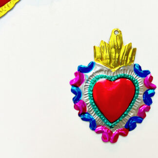 Coeur bord couronne (Coeur ex voto scaled) - Tienda Esquipulas