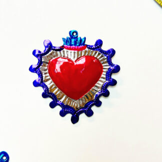 Heart ex voto waves
